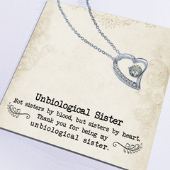 Unbiological Sister - Forever Love Necklace