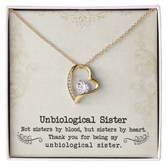 Unbiological Sister - Forever Love Necklace